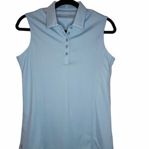 Antigua Sky Blue Sleeveless Tank Top